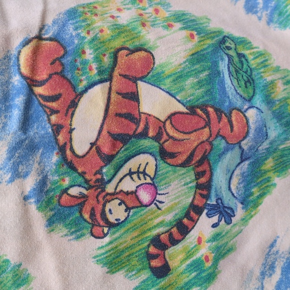 Vintage Disney Winnie The Pooh Twin Bedsheets - Picture 5 of 7